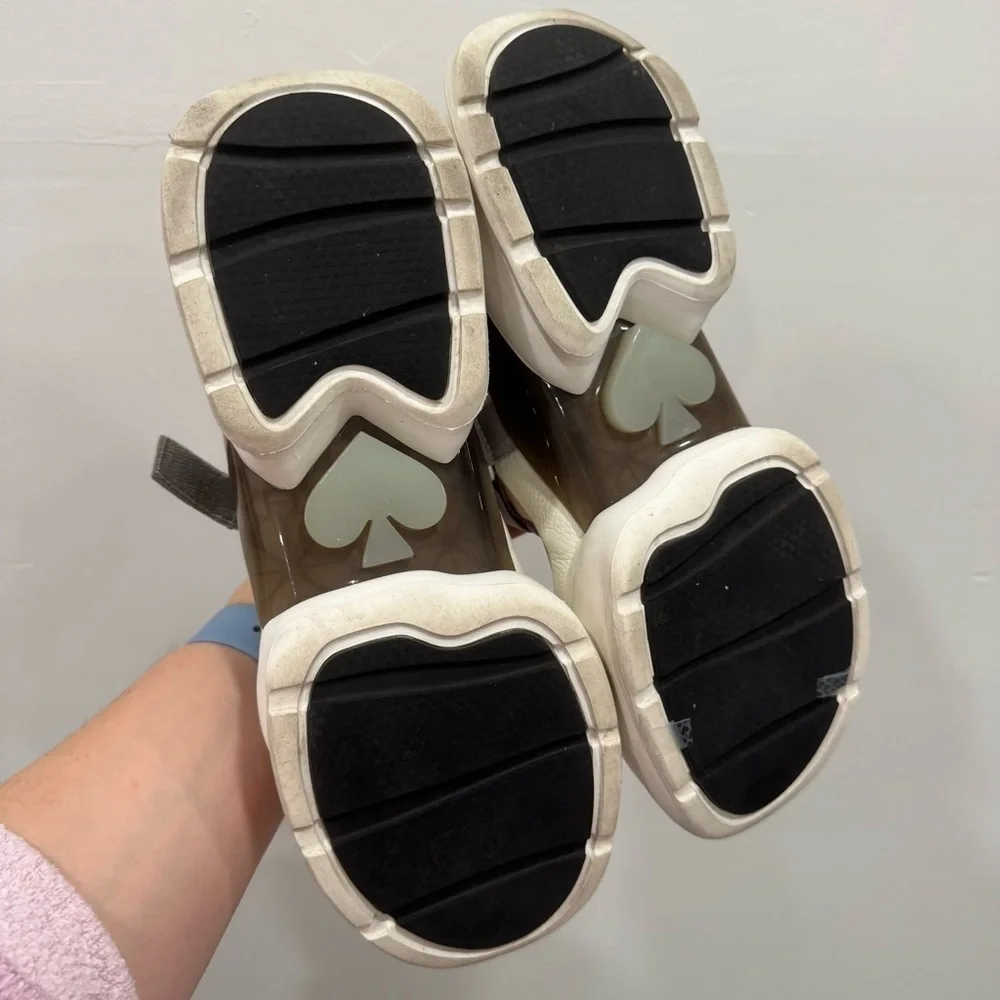 Kate Spade Cloud Cut Out Chunky Platform Sneakers Purple